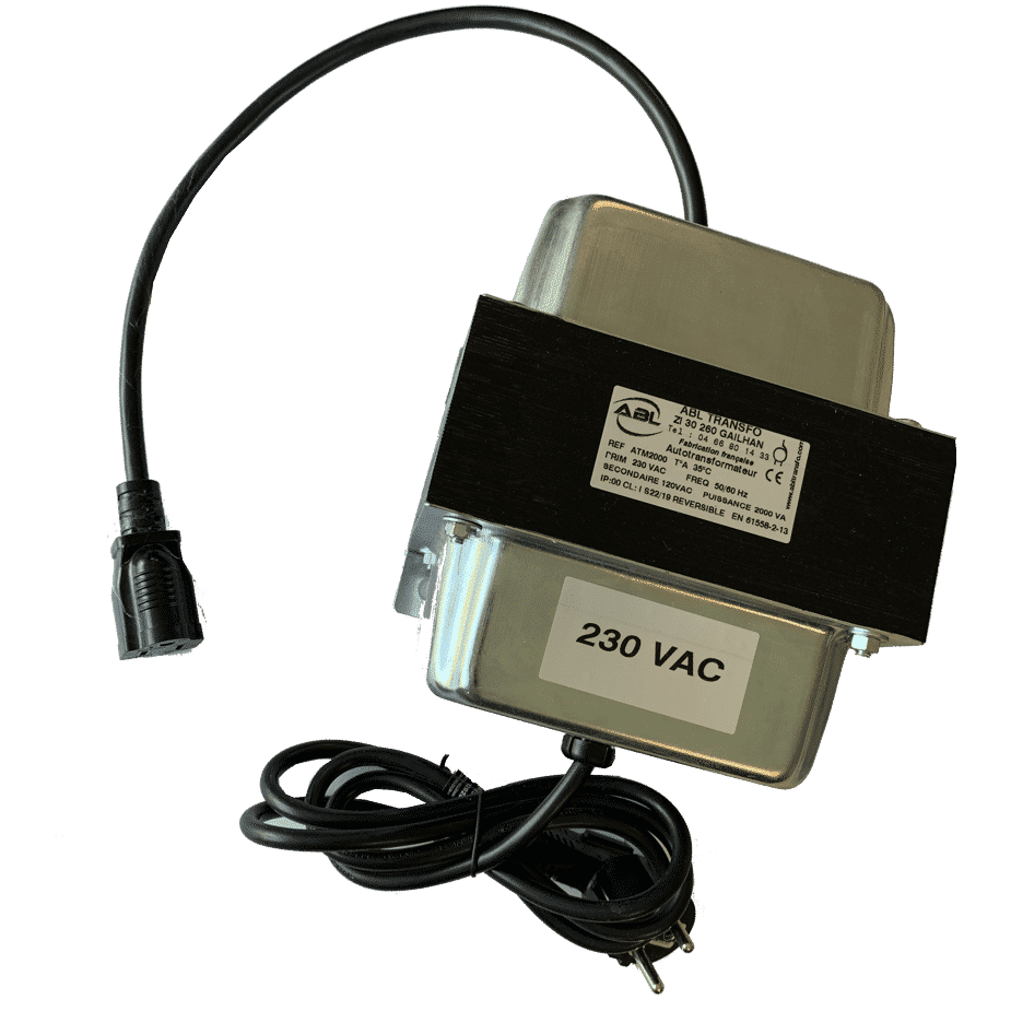 Autotransformateur Monophase reversible portable 110V/220V-50Hz