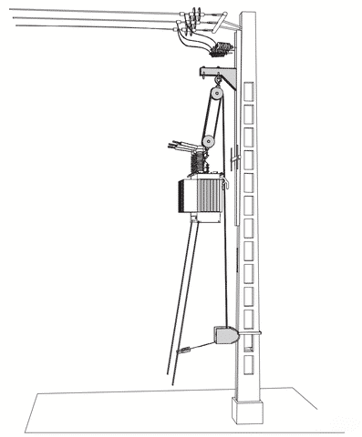 transfo h61 poteau