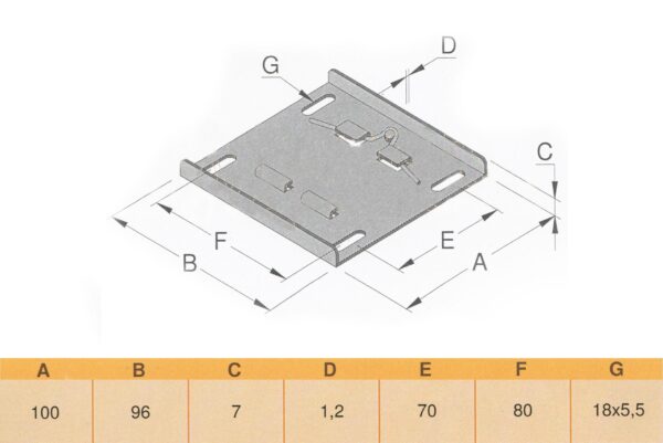 rail din platine fixation transfo