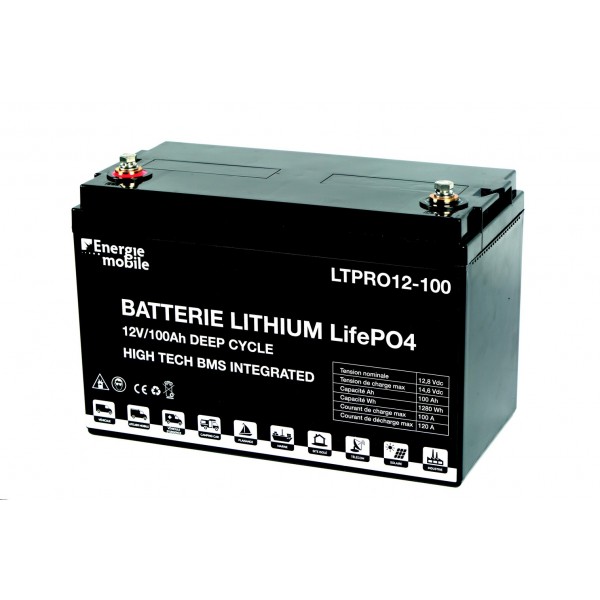 Batterie Lithium 12V - Gamme LTPRO Bluetooth - ABL Transfo